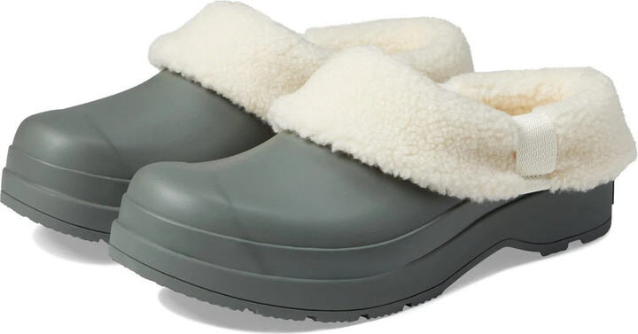Hunter Men's Play MFF9000RSP-UBY Clogs Gray Sherpa Lined Insulated JOBB1936