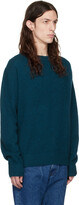 Thumbnail for your product : The Elder Statesman Blue Simple Crewneck