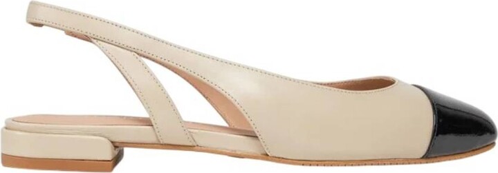 Stuart Weitzman Sleek Leather Slingback Pumps
