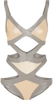 Thumbnail for your product : Agent Provocateur Mazzy Metals cutout swimsuit
