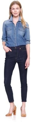 Gap AUTHENTIC 1969 true skinny contrast-stitch high rise jeans