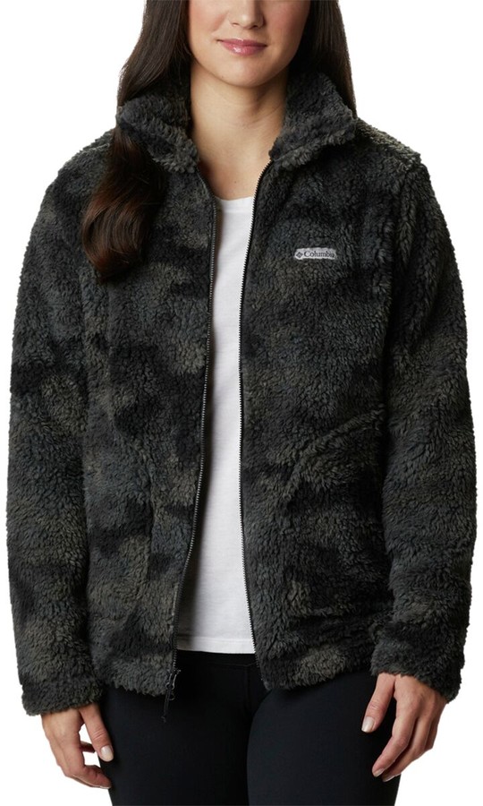 black columbia fleece jacket women's