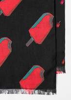Thumbnail for your product : Paul Smith Men's Red 'Ice Lolly' Print Tubular Scarf