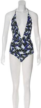 Mikoh Printed One-Piece Swimsuit w/ Tags