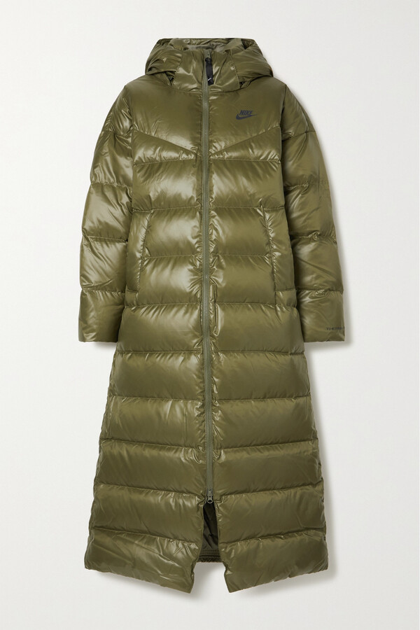 Nike Sportswear Therma-fit City Quilted Ripstop Down Parka Dark