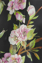Thumbnail for your product : Dolce & Gabbana Wild rose-print silk dress