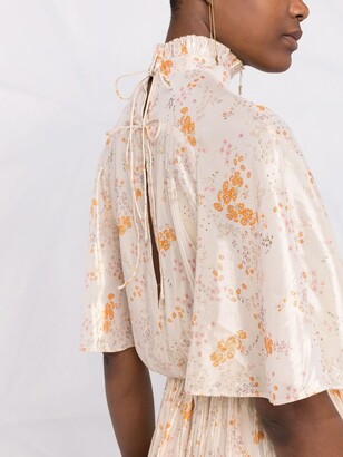 Zadig & Voltaire Roze floral-print maxi dress
