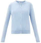Thumbnail for your product : The Row Annamaria Round-neck Cashmere Cardigan - Light Blue