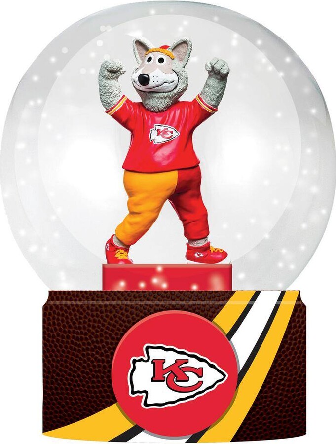 Evergreen Kansas City Chiefs 5 in. Multicolor Glass Tabletop Snow Globe