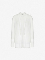 Thumbnail for your product : AllSaints Jamie crepe and wool cardigan
