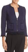 Thumbnail for your product : Rebecca Taylor Fringe & Tweed Jacket