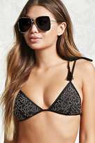 Thumbnail for your product : Forever 21 Micro-Studded Bikini Top