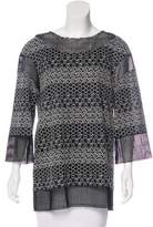 Thumbnail for your product : Chanel Embroidered Mesh Tunic