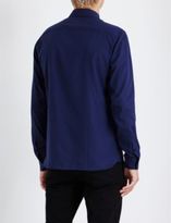 Thumbnail for your product : Sandro Herringbone regular-fit cotton shirt