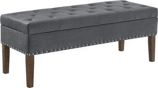 House of HamptonÂ® Luxurious Velvet Tufted Storage Bench For Bedroom
