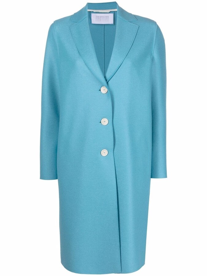 Harris Wharf London Synthetic Coats in Blue Womens Clothing Coats Short coats 