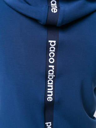 Paco Rabanne reversed zip up hoodie