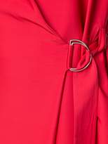 Thumbnail for your product : Gloria Coelho buckle detail wrap dress