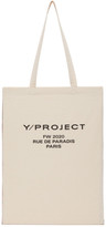 Thumbnail for your product : Y/Project Reversible Red and Beige Scarf Tote Bag