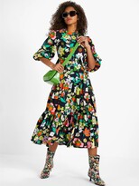 Thumbnail for your product : Kate Spade Flower Bed Lawn Dress