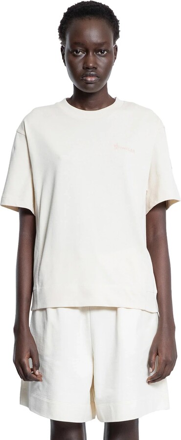 MONCLER GRENOBLE Embossed Logo Cotton T-Shirt