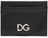 Thumbnail for your product : Dolce & Gabbana Diamante Logo Card Holder
