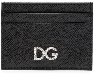 Dolce & Gabbana Diamante Logo Card Holder