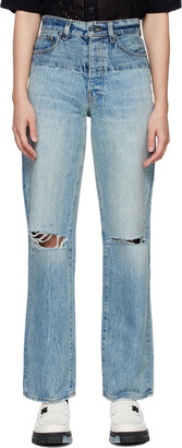 Gina Tricot MOLLY - Jeans Skinny Fit - midblue/blue denim 