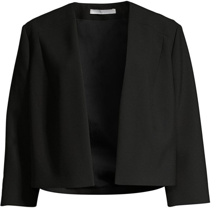 HUGO BOSS Jikiva Cropped Ponte Jacket - ShopStyle Clothes and Shoes