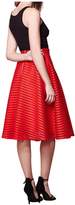Thumbnail for your product : Yumi Eyelet Embroidery Flared Midi Skirt