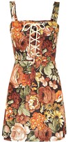 Thumbnail for your product : Zimmermann Bonita floral linen minidress