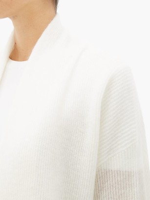 Brunello Cucinelli Ribbed Fine-knit Cardigan - White
