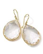 Thumbnail for your product : Ippolita 18k Rock Candy Large Teardrop Earrings, Clear Quartz