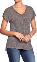 Thumbnail for your product : Old Navy Women's Heathered V-Neck Tees
