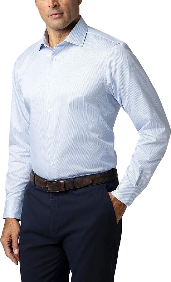 Robert Talbott Reynolds Hopsack Shirt in Classic Fit