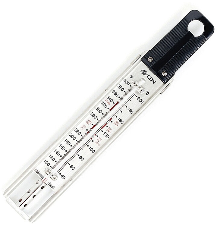 CDN Professional Candy And Deep Fry Ruler Thermometer Stainless Steel