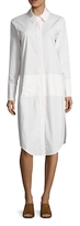 Thumbnail for your product : Finders Keepers Renzo Cotton Side Split Shirt Dress