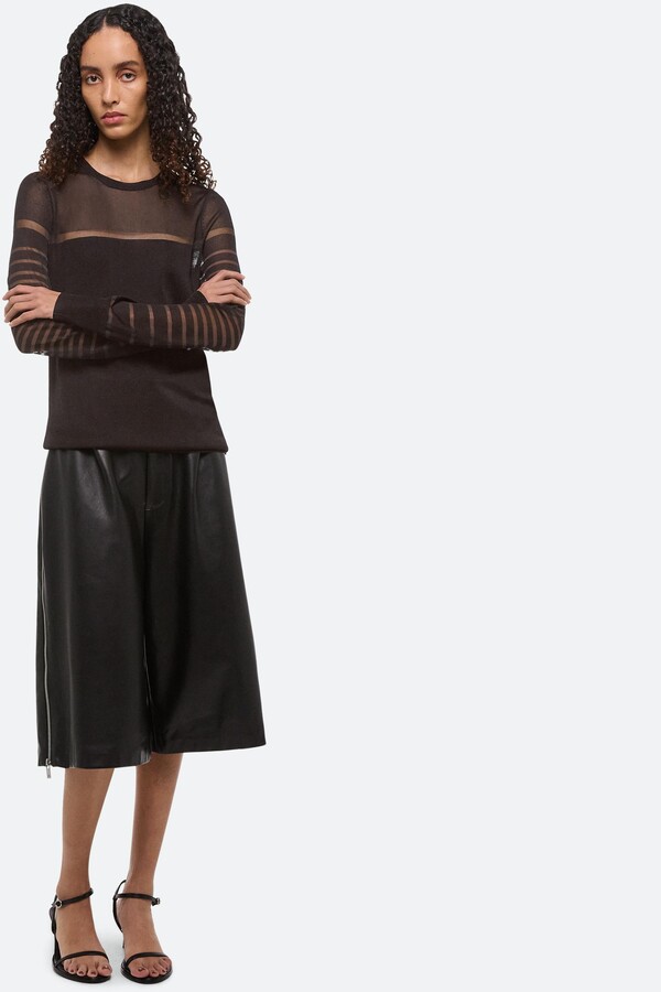 Helmut Lang Sheer Stripe Top