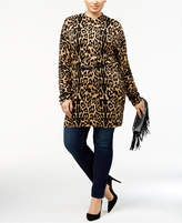 Thumbnail for your product : INC International Concepts Plus Size Chain-Belt Tunic Sweater, Created for Macy's