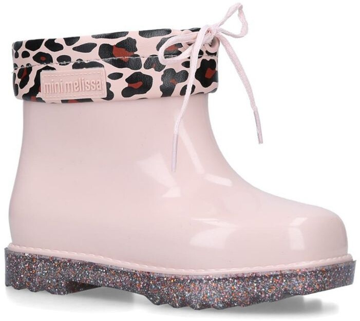 Mini Melissa Leopard Print Wellington Boots - ShopStyle Girls' Shoes
