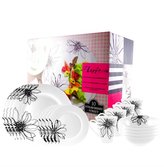 Thumbnail for your product : Ten Strawberry Street Flortenia 16 Pc Round Dinnerware Set