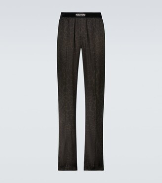 Tom Ford Silk-blend pajama pants - ShopStyle