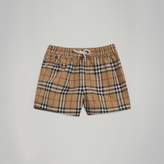 Thumbnail for your product : Burberry Childrens Check Swim Shorts