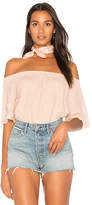 Thumbnail for your product : Krisa Linen Off Shoulder Top
