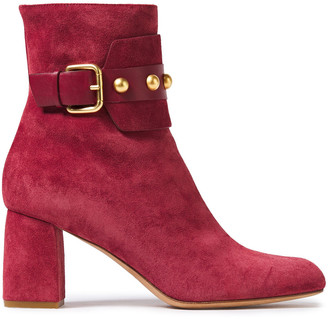 plum ankle boots uk