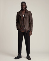 Thumbnail for your product : AllSaints Heron Leather Biker Jacket
