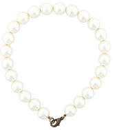 Thumbnail for your product : Andrew Gn Pearl Bead Ankle Bracelet