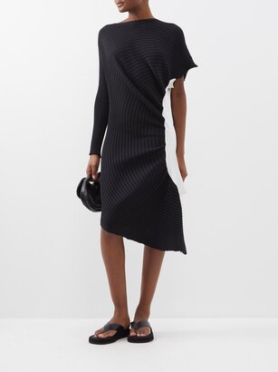 Issey Miyake Fluidity Tube Knitted Midi Dress - ShopStyle 