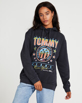 Thumbnail for your product : Tommy Jeans Tjw Oversized Stars Hoodie Washed Black