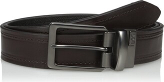 Lee Men's Big-Tall Reversible Belt with Crease and Stitch Detail